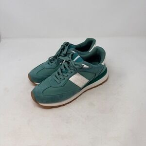 Steve Madden Percie Sneakers Green 6.5 Pop of Color Retro Sporty Preppy